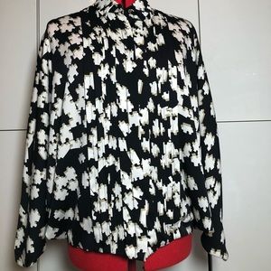 Diane Von Furstenberg Bat Wing Shirt